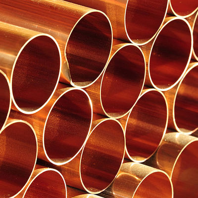 C70600 C71500 C12200 Alloy 8mm Copper Pipe And Tube Seamless For AC