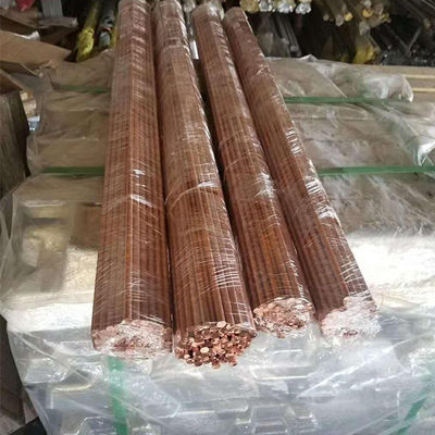Industrial Round Solid Copper Bar Red Brass Rod 0.5mm To 50mm