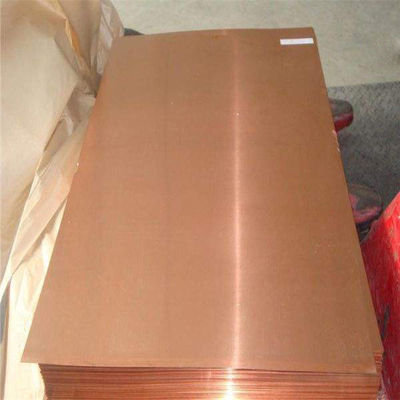 H65 H62 C1100 Thin  Red Copper Plate Sheet 0.8mm To 55mm 1500X 3050 Mm