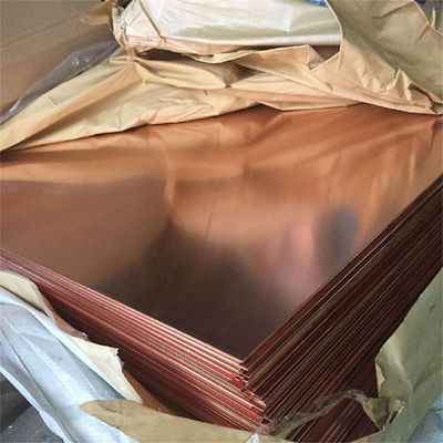 99.99% Copper Plate Sheet Copper Roof 5mm 3mm