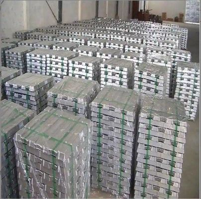 Thỏi kẽm màu xám bạc Chất liệu kim loại kẽm 99.995 99.996