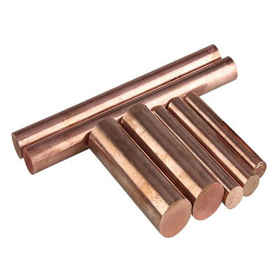 C11000 C1100 Pure Copper Round Bar Copper Flat Busbar 8mm C38000