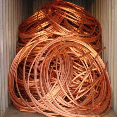 1 Ton Hot Rolled Scrap Copper Bare Bright Copper Wire Without Impurities