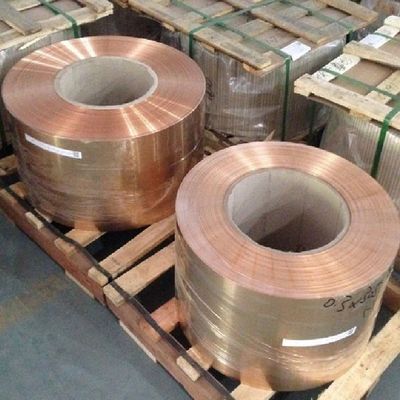 C12200 C12300 Non Ferrous Metal Casting Copper Strip Coils Thin Walled ASTM