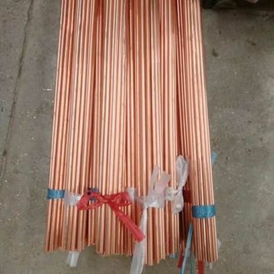 Straight Round Copper Pipe Tube Seamless 1/2in 3/4in