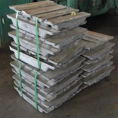 AISI Zinc Alloy Ingots 50kg 25tons High Purity With 99.995% ~99.99%