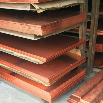 Gold Color Copper Brass Plate Sheets Warehouse Supply C10100 C10200